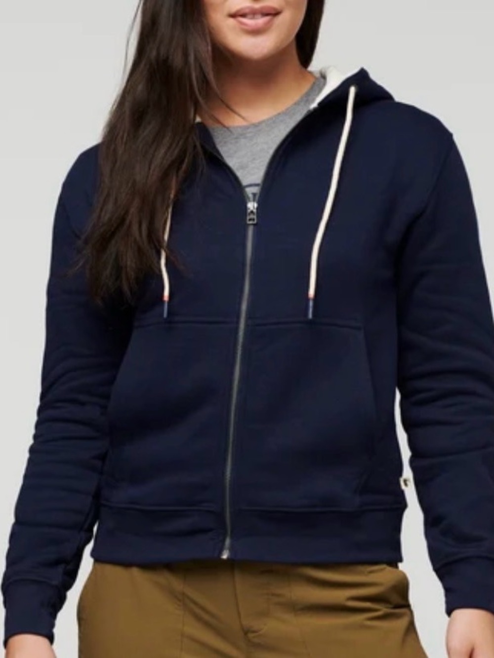 Cotopaxi Navy Blue Zip-Up Hoodie - XS